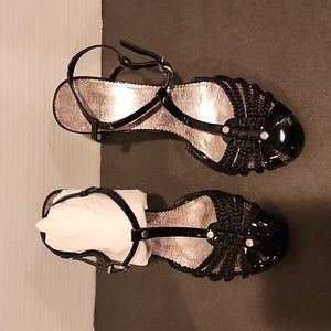 Nine West 4in Black Patent Leather Heels